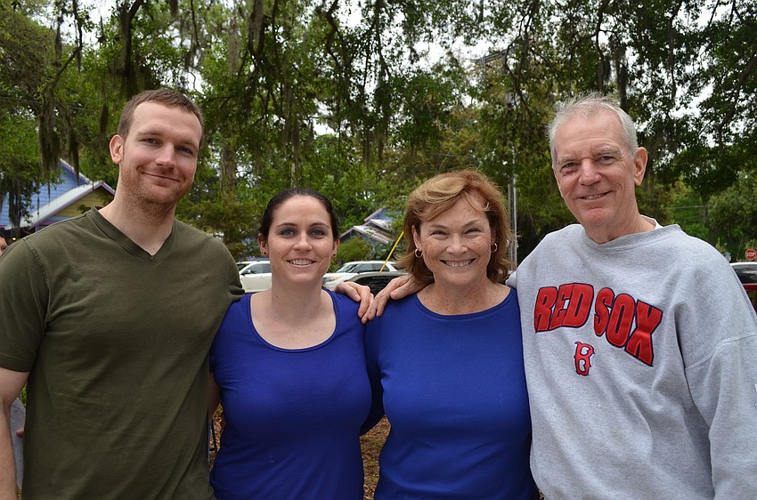 Shane, BBQ Chair Dana, Barbara and Jerry Keane