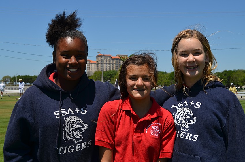 Destiny Hugine, Kristina Wieder and Baylee Roskamp