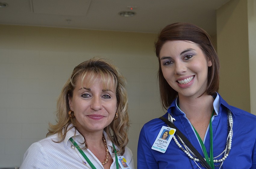 Stacey Carollo and Tiffany Briggs with Doctors Hospital of Sarasota