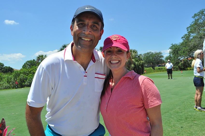 Jag Grewal of Ian Black Real Estate with Jules Price of Send Out Cards