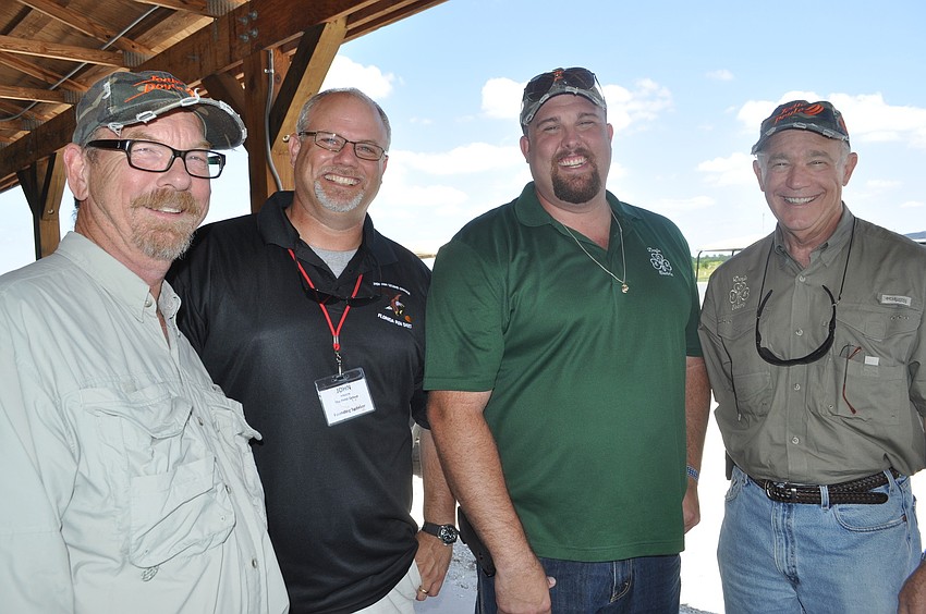 Aaron Brown, John Hinson, Mike Mumms and Herb Boyle