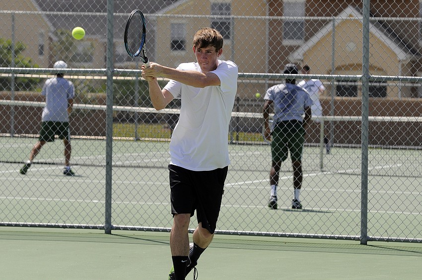 Jacob Erickson played No. 1 doubles for Braden River.
