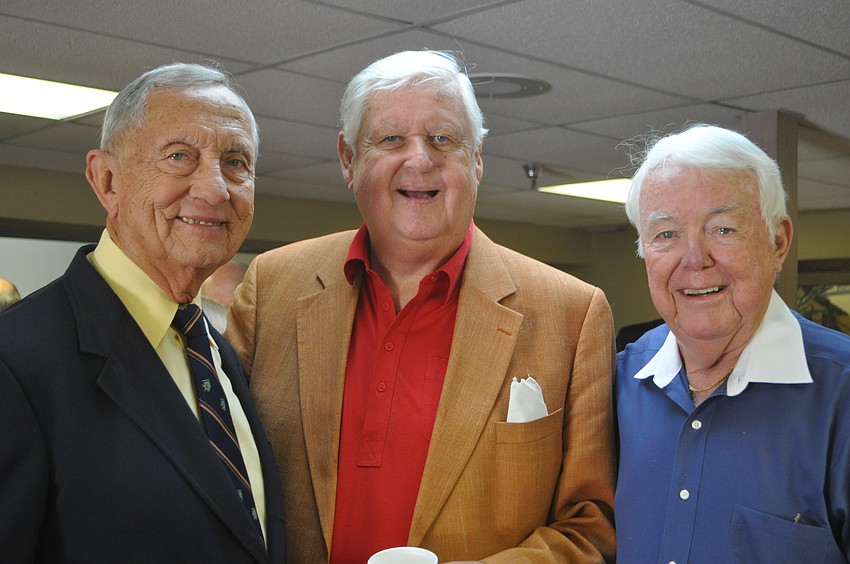 The Rev. Charlie Shook, Barry Black and John Casey