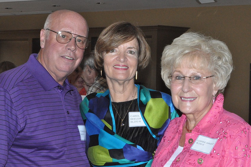 Tom and Carol Beeler with Luanne Wright