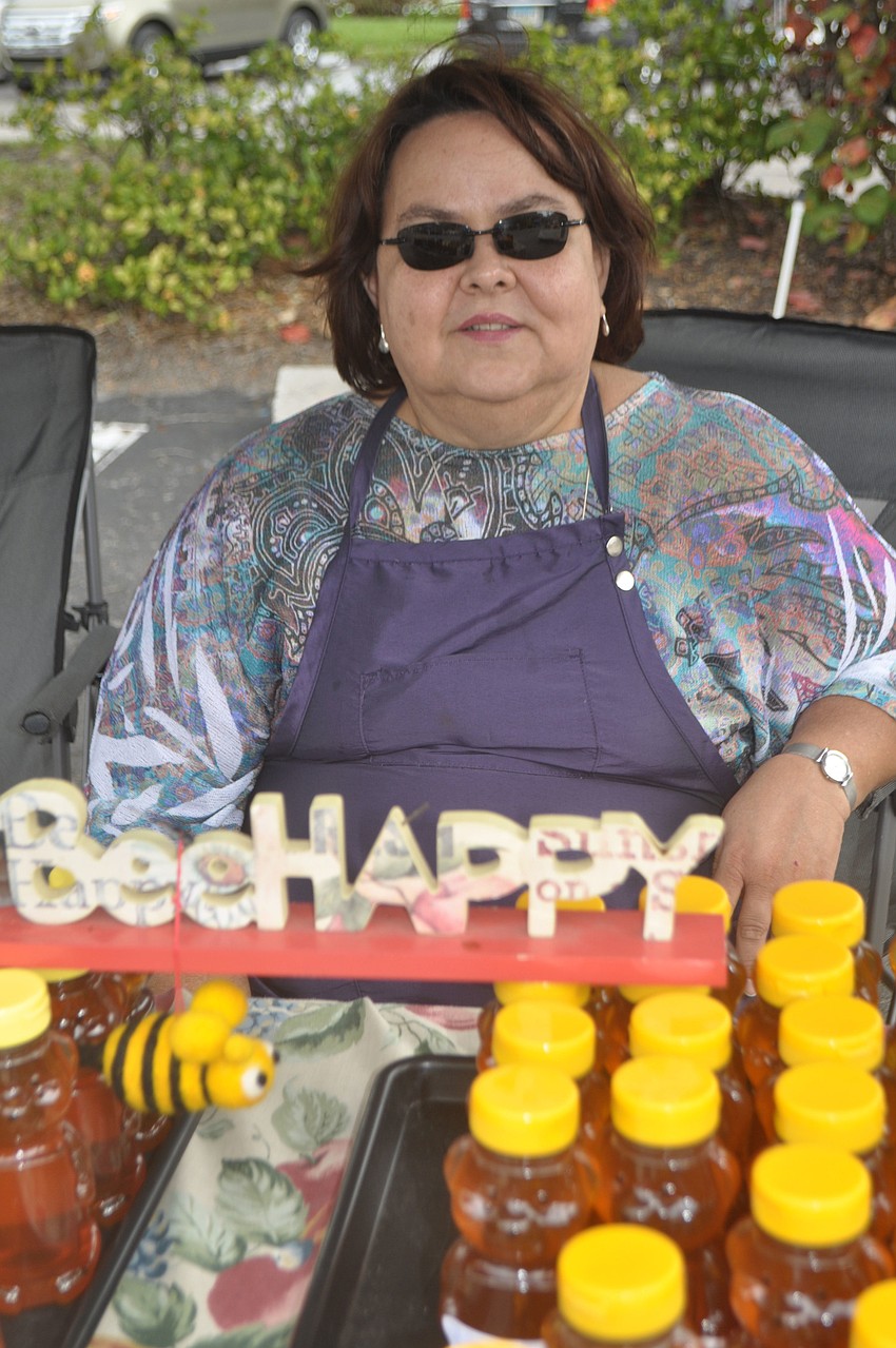 Eva Ionita of Pure Florida Apirary and David Gregory Salon