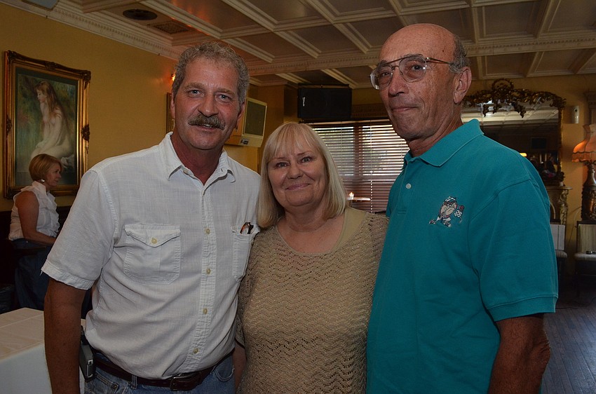 Phil Pagano with Mary and Terry Hart