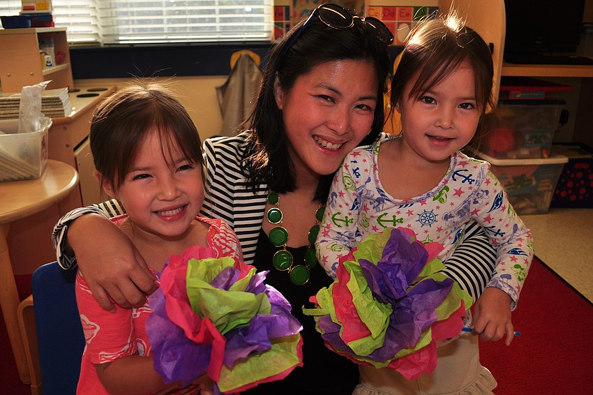 Yen Reed loved spending time with her twin daughters Adelle, left, and Aidan, right.