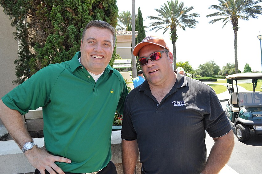 Chris Harris and Rob Revoy of Cardel Homes, a supporter of the charity