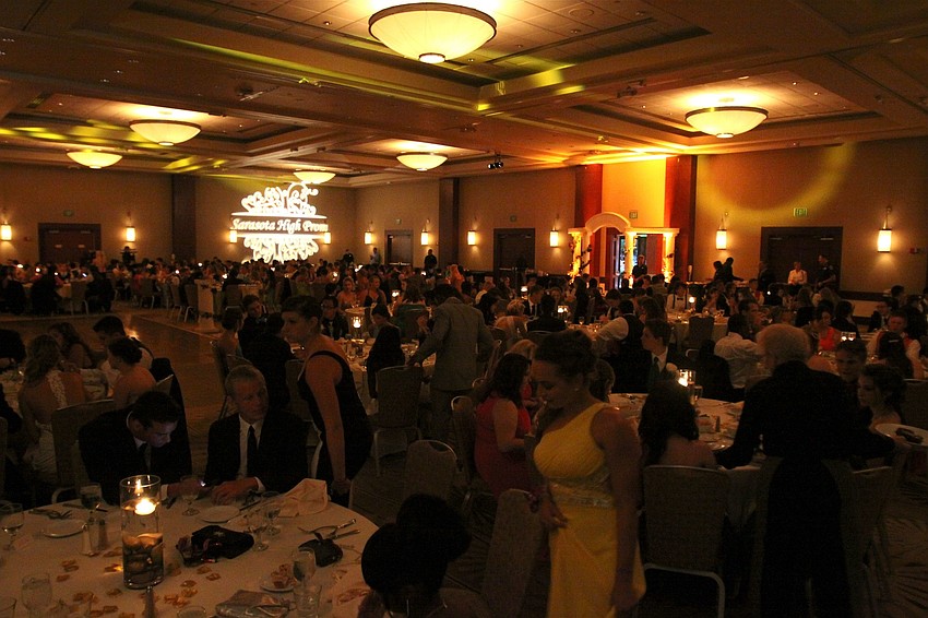 There were 350 students that attended Sarasota High Schoolâ€™s prom Saturday night at the Hyatt Regency Sarasota.