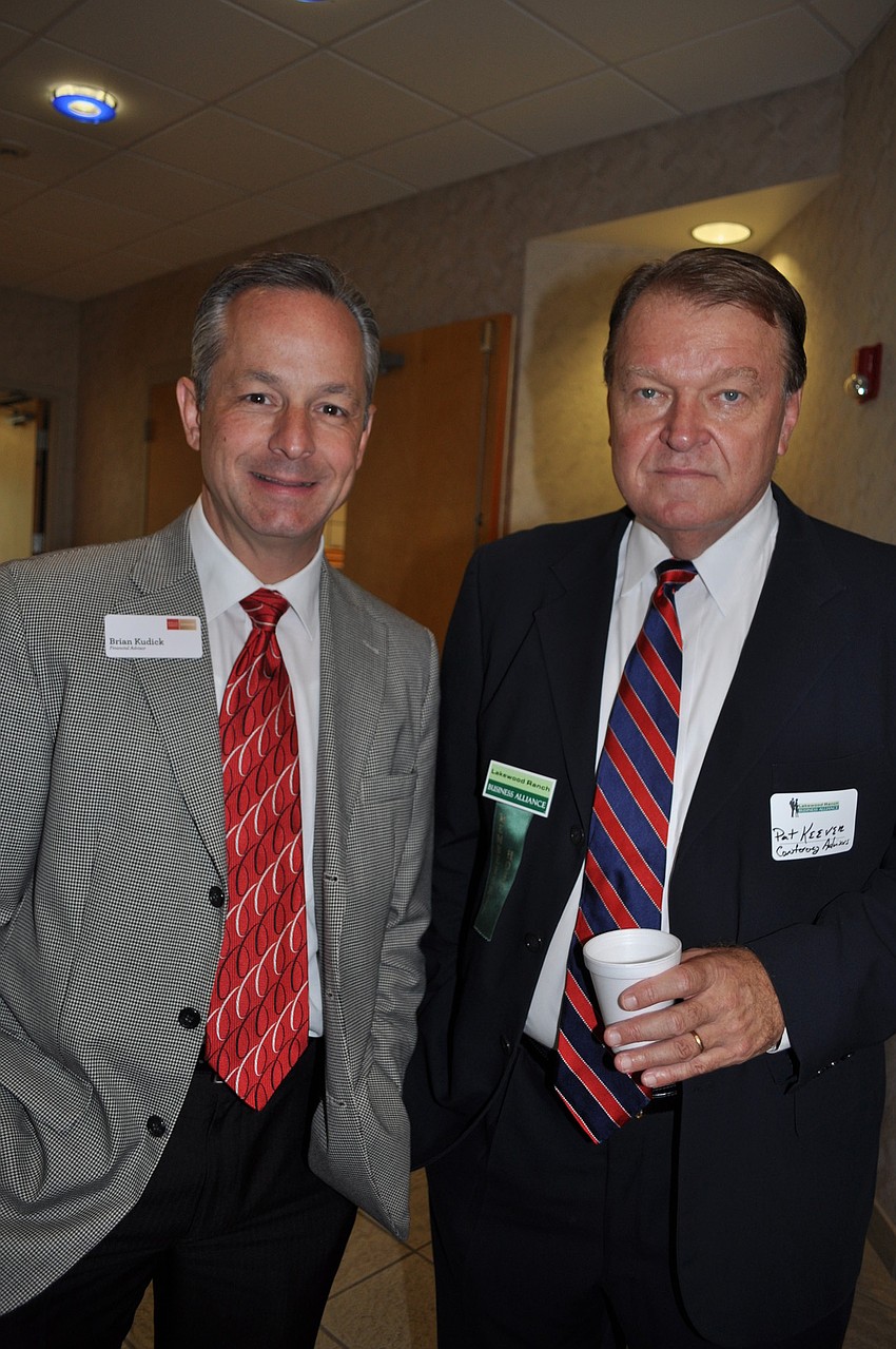 Brian Kudick, of Wells Fargo Advisors, and Pat Keever, of Conferencing Advisors