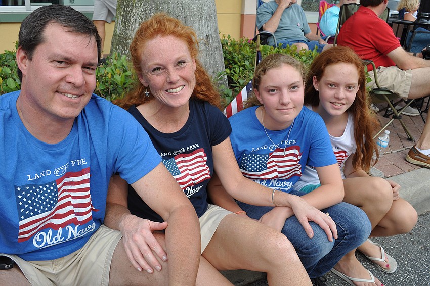 Mark, Leslie, Meredith and Caroline Odell attended for the first time.