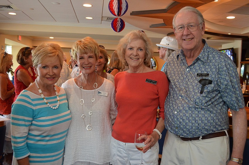 Barbara Gardner, Lynne Koy and Karen and Bill Cogbill