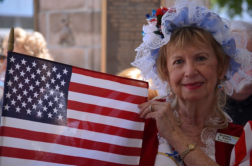 Barbra Ross Bartz is part of the Daughters of the American Revolution Myakka Chapter.