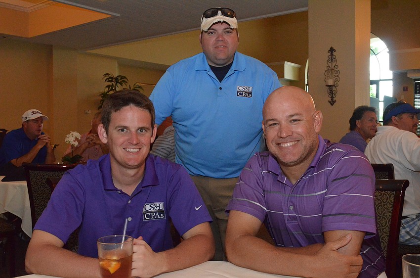 Jordan Pritchard with Jason Atwell and his brother Jason