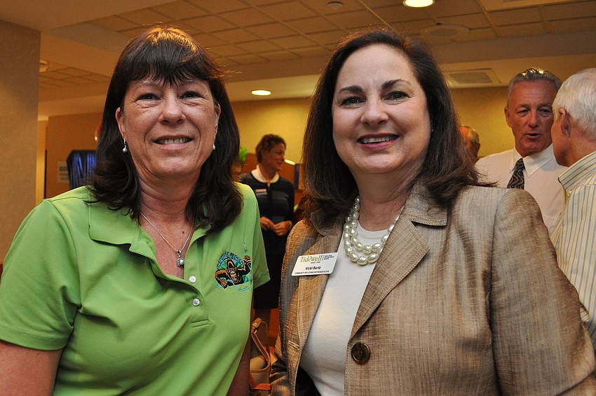 Wanda Smith, of Gorilla Kleen, and Vicki Bartz, of Tidewell Hospice