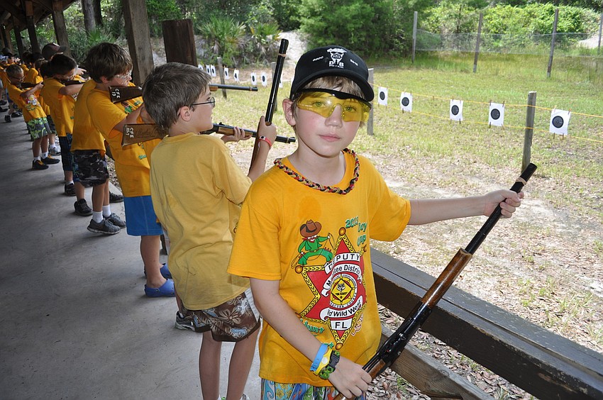 Norman Bush was on target with his shots.