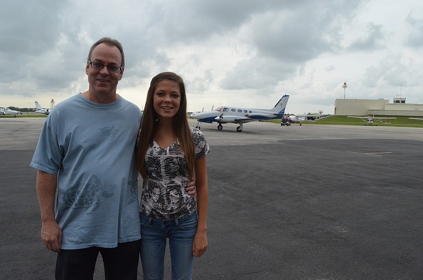 Michael Barfield and his daughter Julia