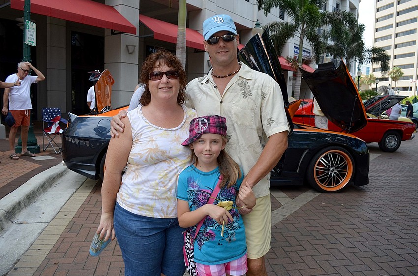 Mike and Sharon Hunter with their daughter, Makayla