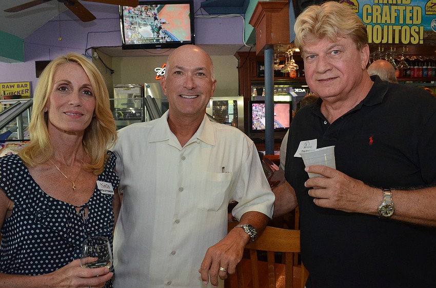 Nita and Dave Ettinger of Must Do Visitors Guide and Pete Harris of Discover Florida Magazine