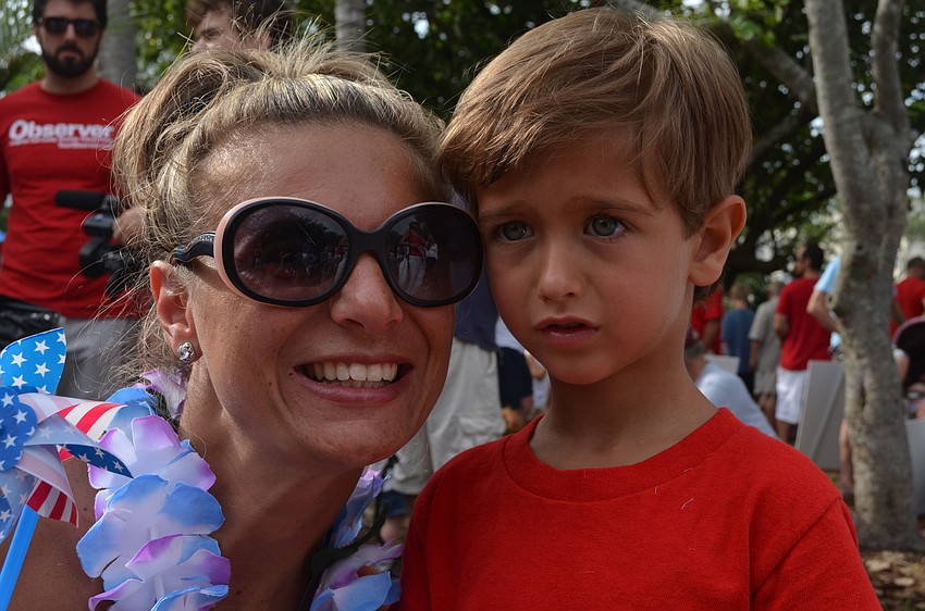 Marisa Olson and her four-year-old son Jack