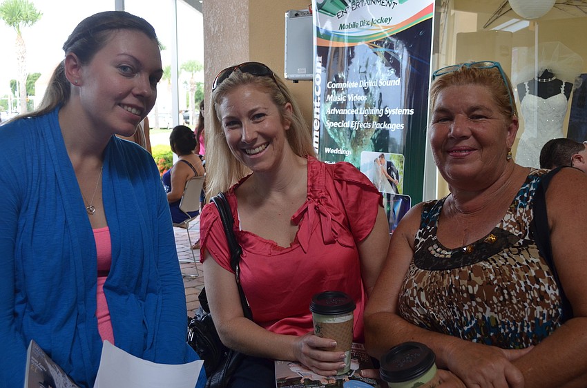 Jennifer Nickel and Sarah Winn came to look for their wedding dresses with Holly Winn. Nickel will be married August 24, 2014 and Winn will have her reception February 2014.