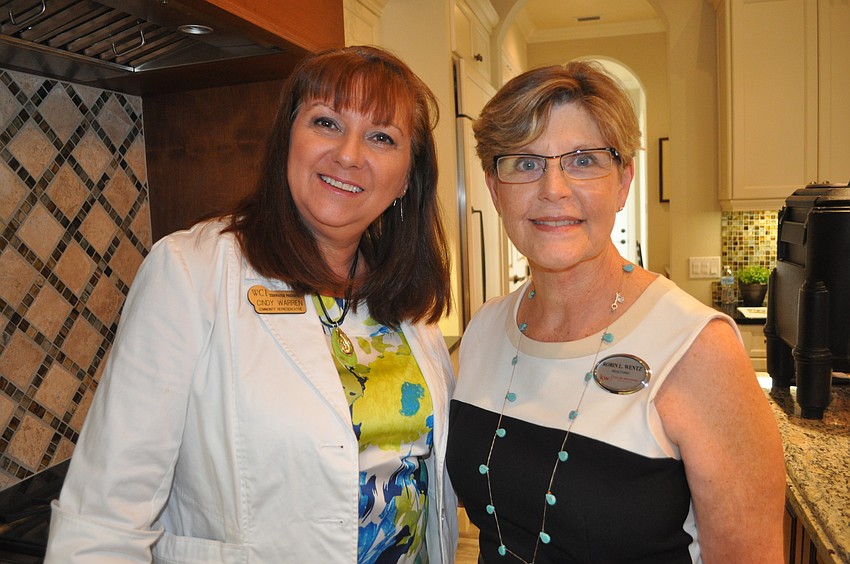 Cindy Warren of WCI Communities and Robin Wentz of Keller Williams Realty