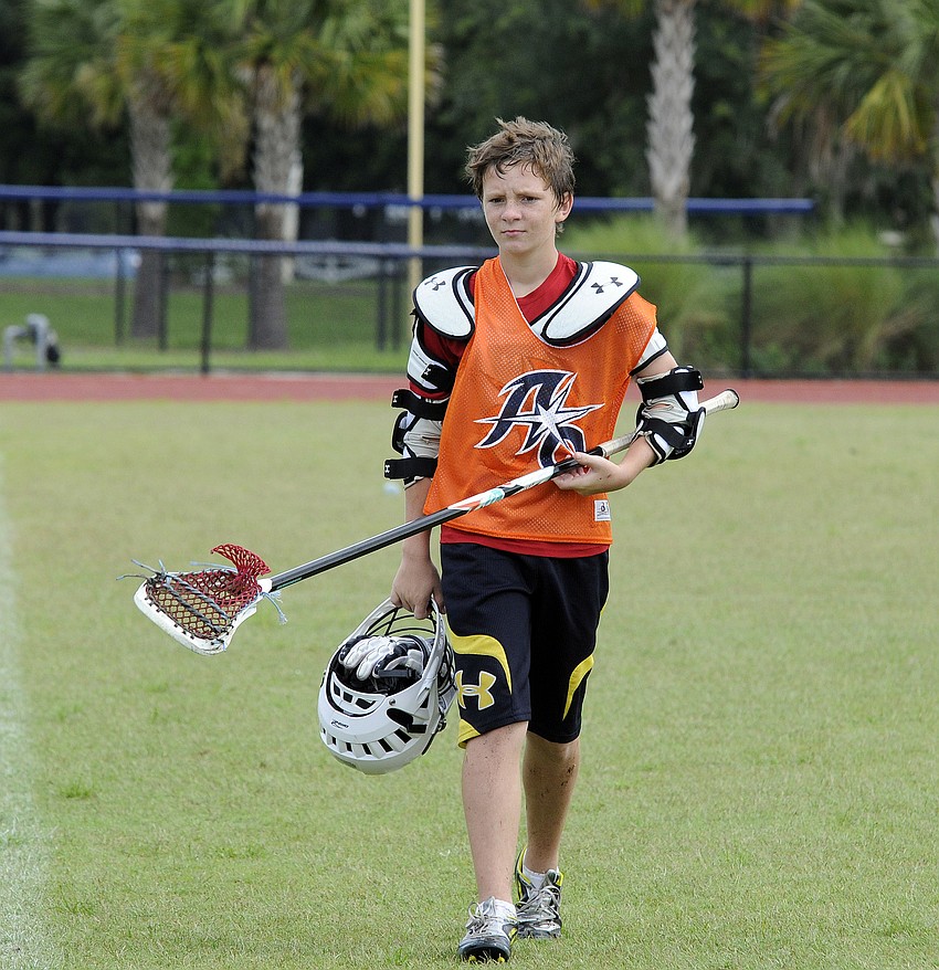 Eleven-year-old Chase Bannar hopes to play lacrosse for ODA this year.