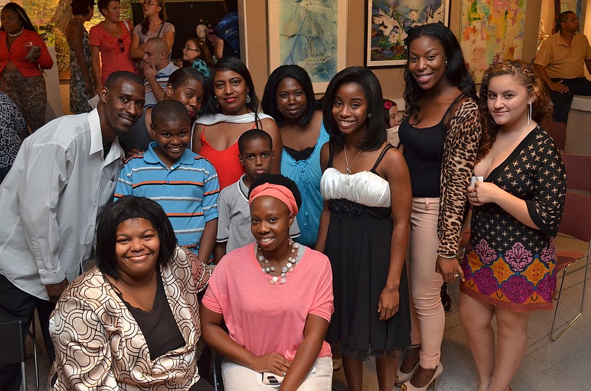 Designer Anotnia Davis' and model Zeneya Matthews' family