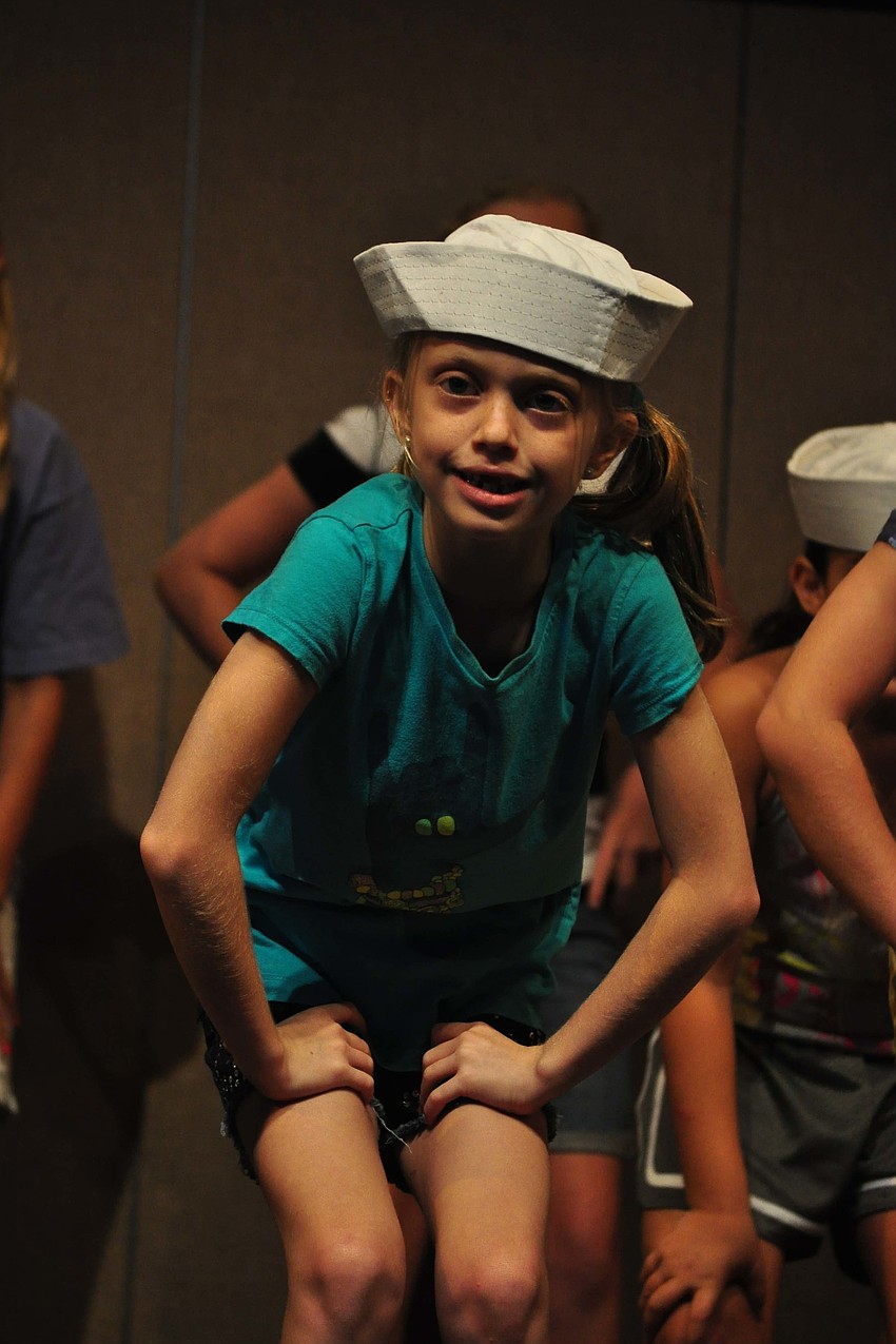 Emily Perkins was all smiles.