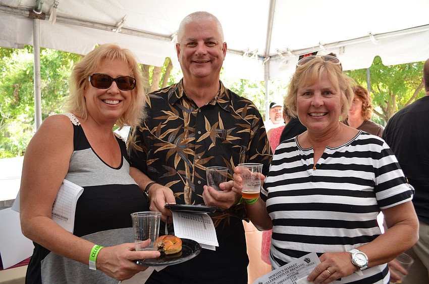 Kathy and Gary wells with Shirley Corley
