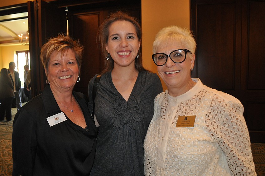 Jane Wyatt of the Humane Society of Lakewood Ranch with Renee Wyatt of Snyder Law Group and Iris Starr of the Jewish Housing Council