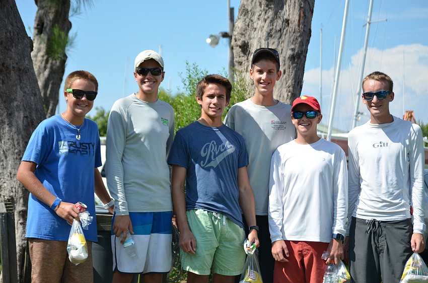 Garver Whitehead, Zachary Jordan, Nick Hernandez, Ty Baird, Casey Goers and Bogan Whitehead