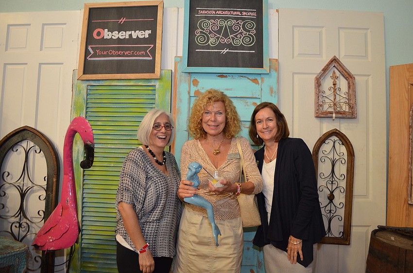 Carmen Baskind, Laura Pearson and Marty Warren