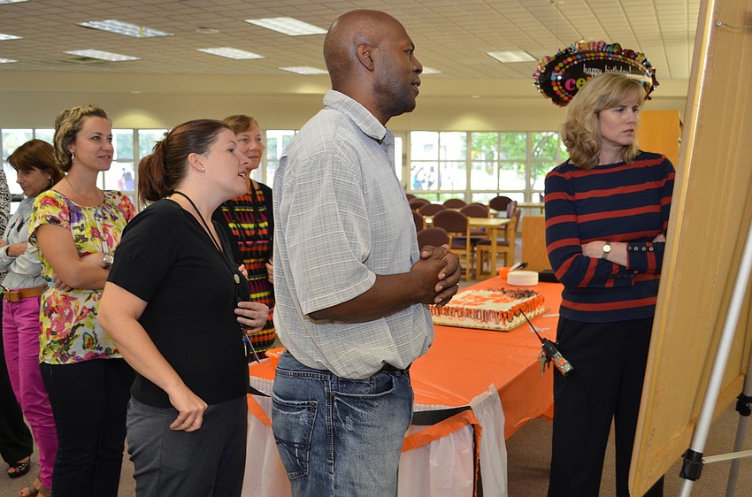 Eric vanArsdall, Malele Nzeza, Megan Ehleres and Austin Dunk