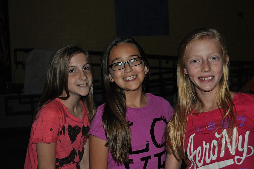 Emily Bolsinger, Gabby Macogay and Abbie Dietz