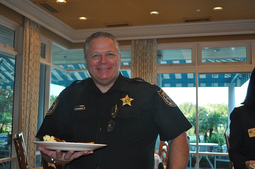 Major Dennis Dummer filled in for Sheriff Steube