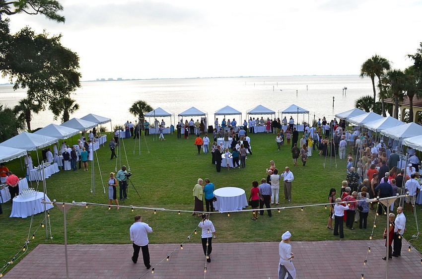 More than 350 people attended the food and wine festival at the Powel Crosley Estate