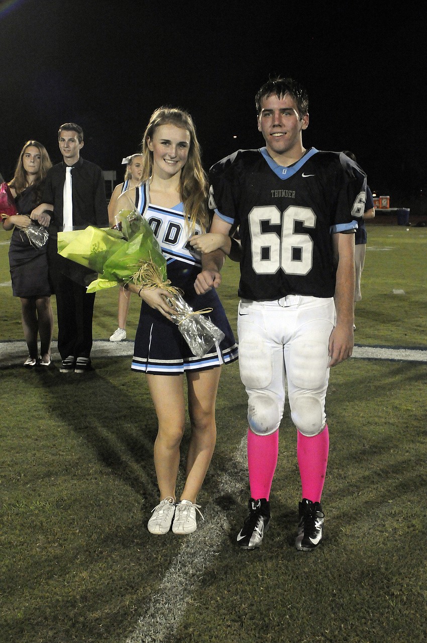 Seniors Emma Holland and Quinton Fitzgerald were crowned this yearâ€™s Homecoming Queen and King.
