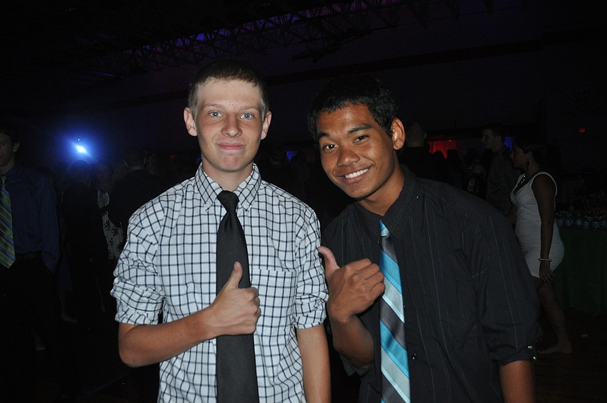 Freshmen Clinton Hamilton and Jace Sublett