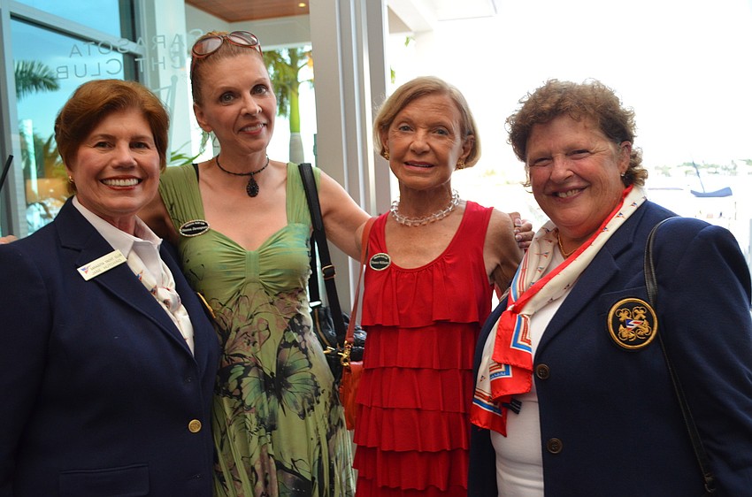 Jane Hutchins, Dianna Davenport, Eleanor Williams and Marlene Buckler