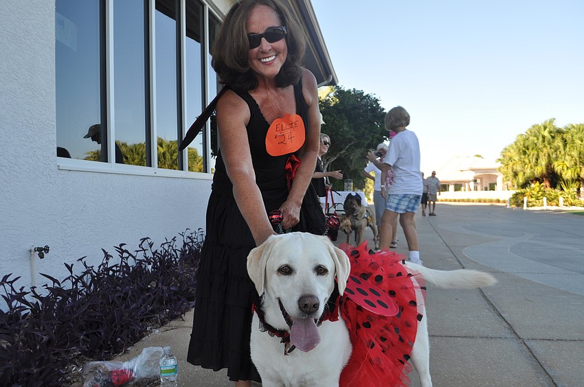Terry Herrick and Ellie were lady bugs