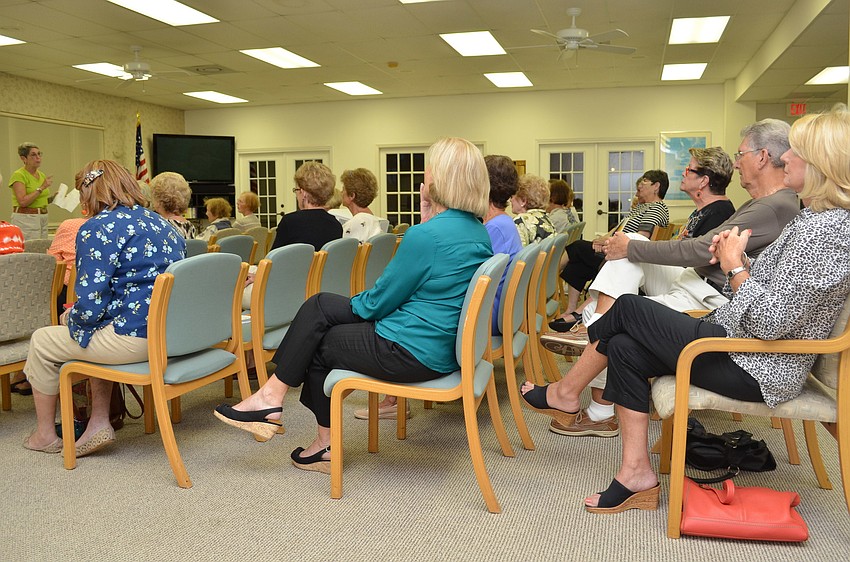 The Longboat Key Garden Club joined at the Windward Bay Clubhouse for the first general meeting of the season.