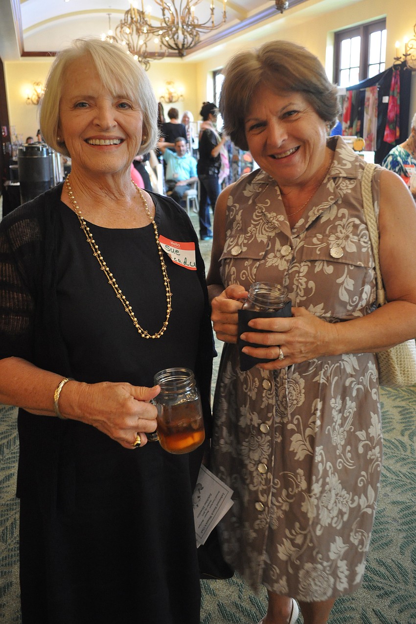 Sue Arcady and new member Ginny Witt