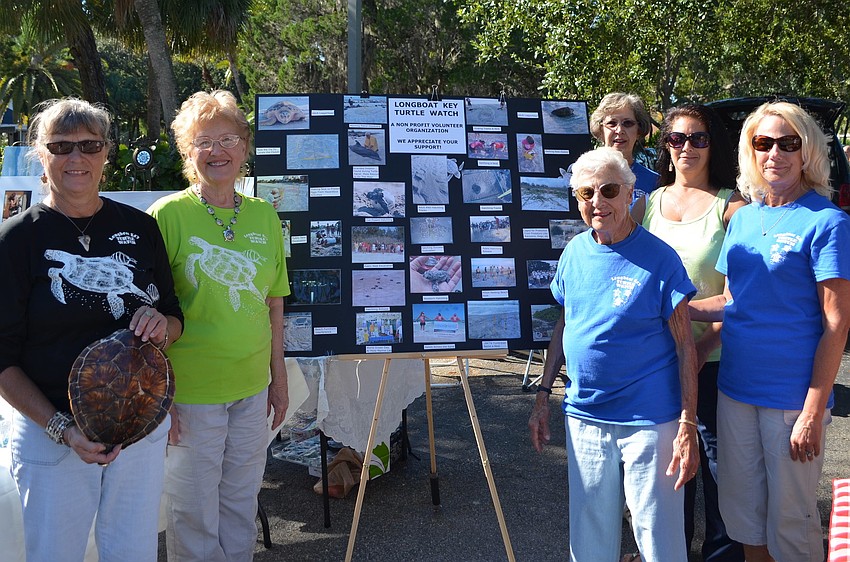 Melissa Herron, Jackie Williams, Freda Perrotta, Brenda Lee, Sara Heuer and Shelley Gentile from Longboat Key Turtle Watch