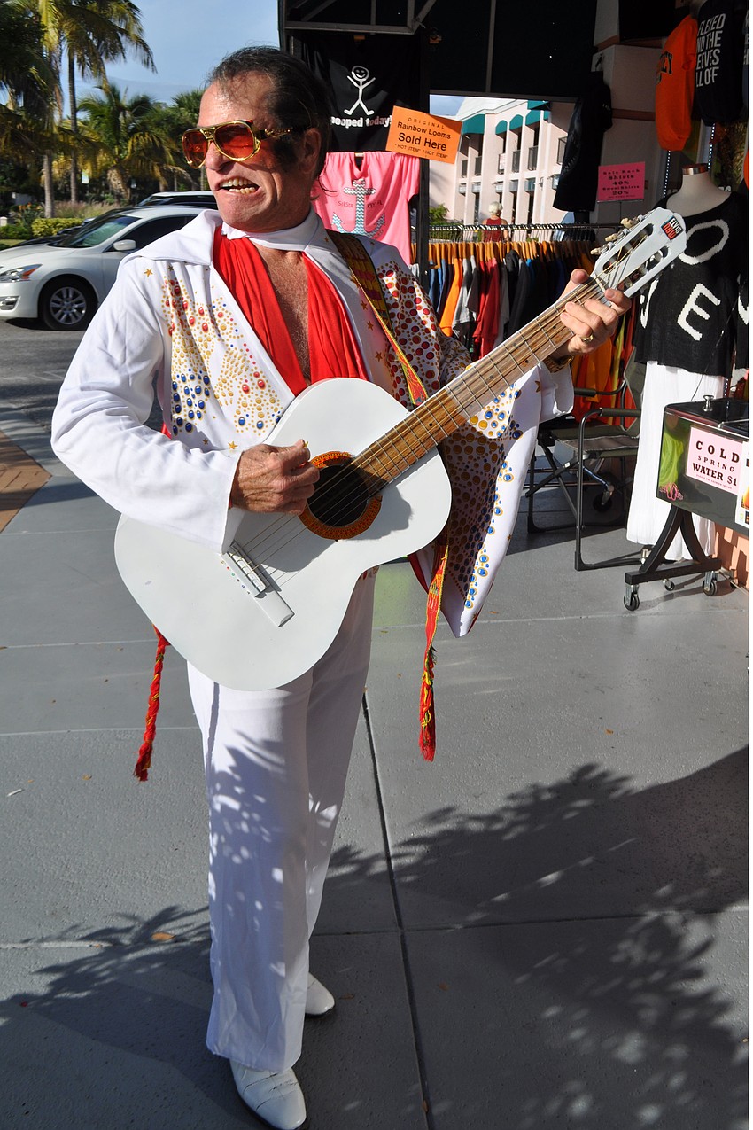 Phil Phunn projects his inner Elvis.