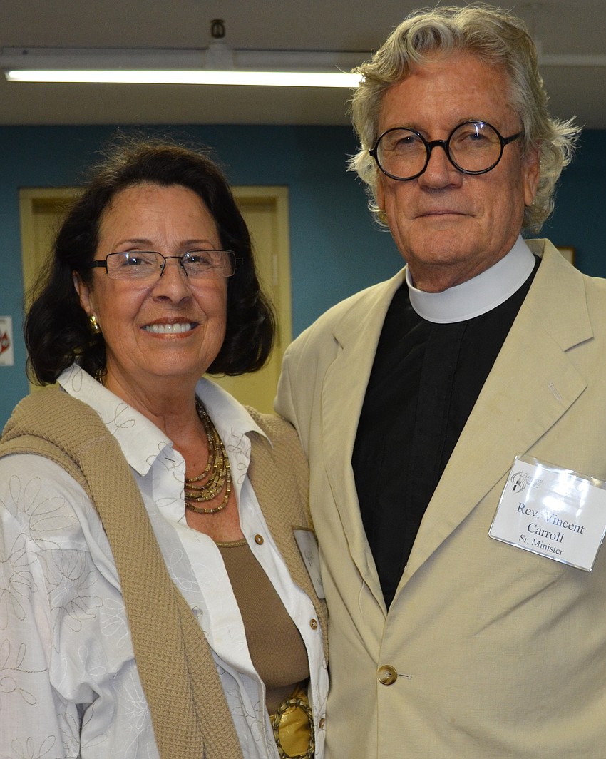 Molly Carroll and Rev. Vincent Carroll, Longboat Island Chapel