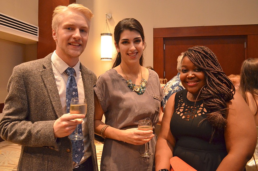 Philip Lofstedt, Paige Caruso and Siphilele Magagula