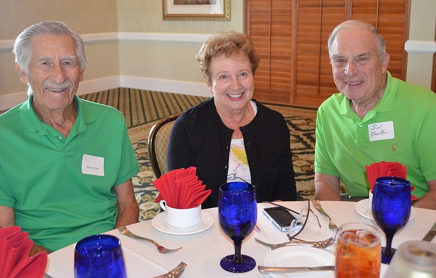 Dr. Sidney Katz, Henrietta Barkey and Dr. Sol Shaeffer