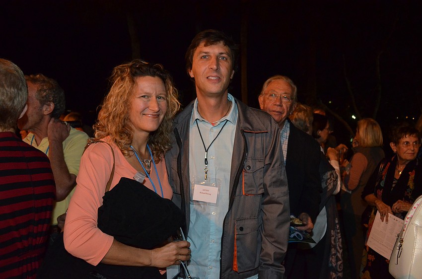 Joni and artist Richard Herzog