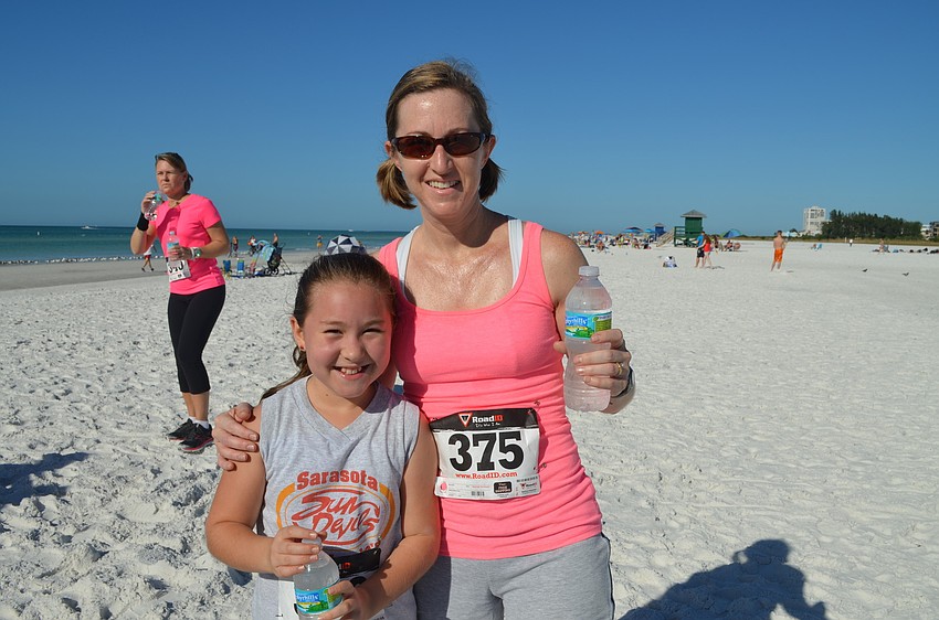 Tonya and Lily Steed have run together since the beginning of the school year
